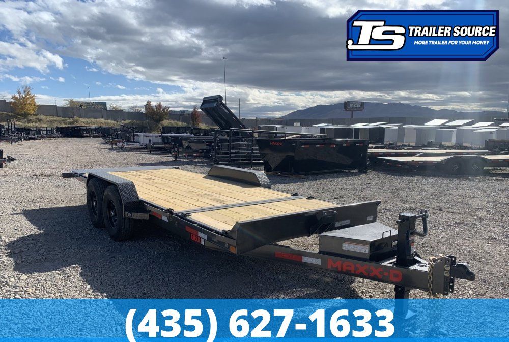 7x22 Maxx-D G8X Tilt Trailer - 17.5K GVWR - D-Rings