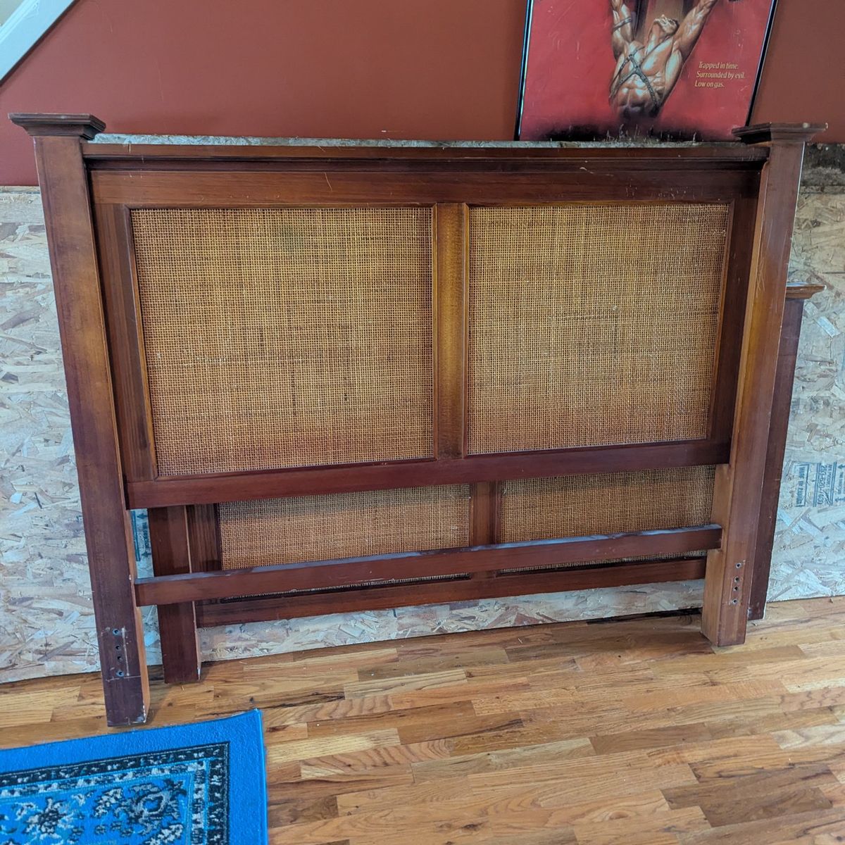 queens size headboard and foot board