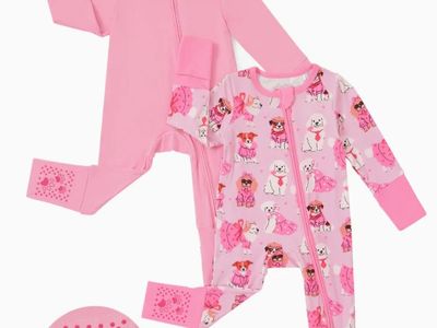 NEW PATPAT Baby Footie Romper 2 Piece Set 0-3 Months