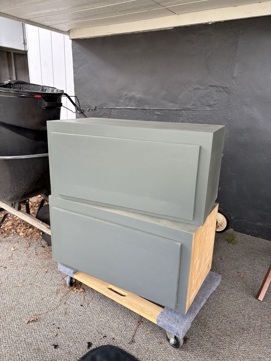 Free Cabinets (2) Brand New Custom Built