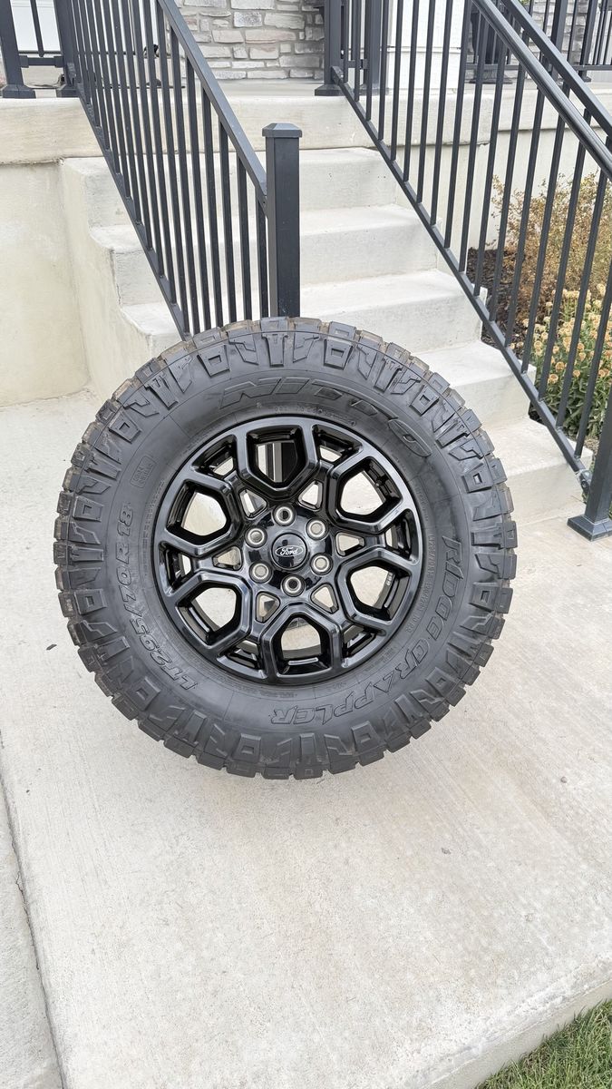 Ford F150 Rims and Tires 295/70R18 Nitto Ridge Grappler Load E Almost New