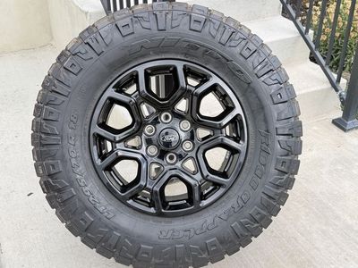 Ford F150 Rims and Tires 295/70R18 Nitto Ridge Grappler Load E Almost New