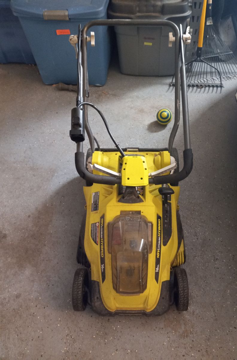 Ryobi push mower