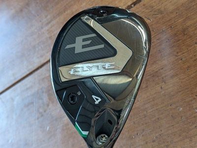 Callaway Elyte 4 Hybrid 22 Degree Loft Denali 70g 6.0 Stiff Graphite Shaft-Like New!