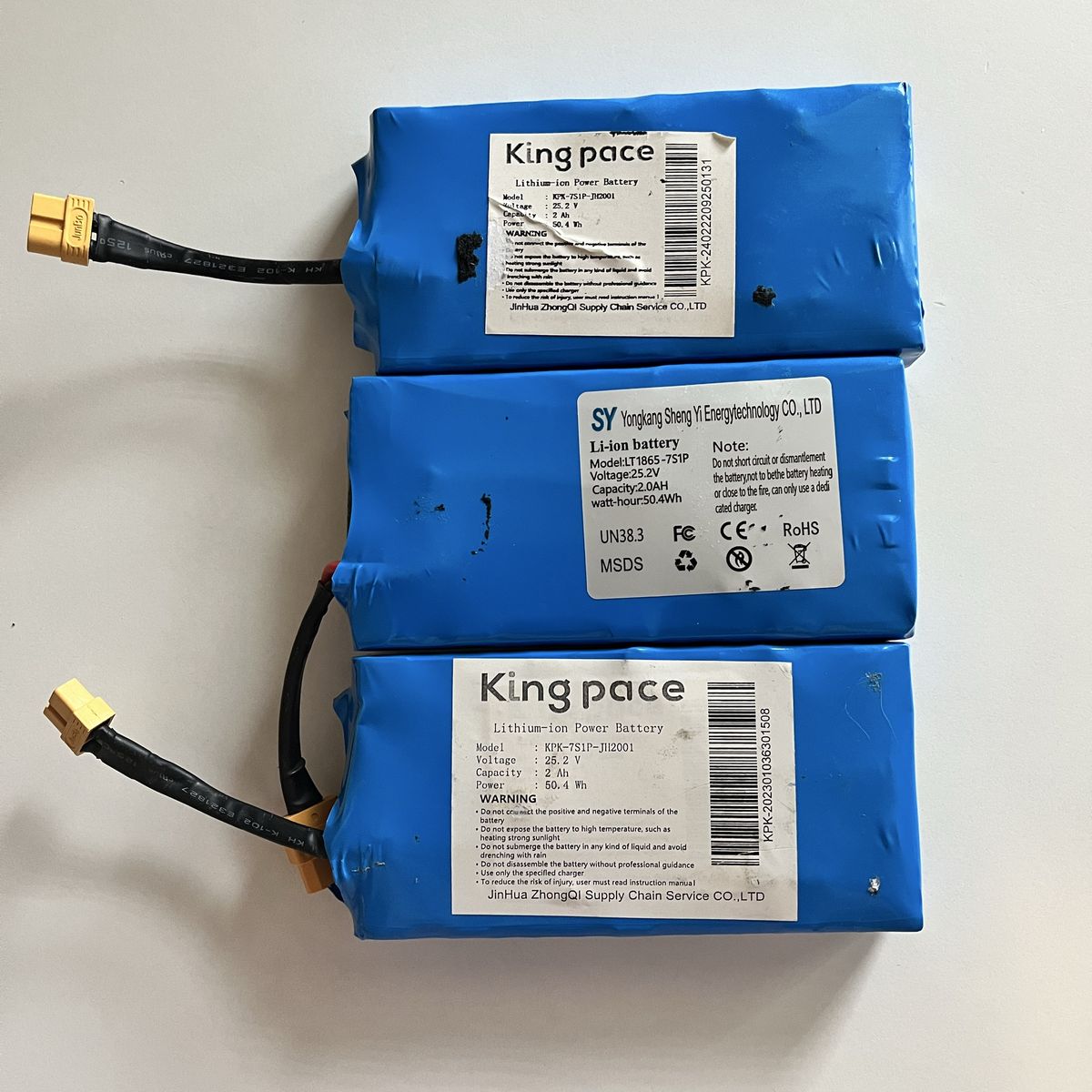 25.2V Lithium‑Ion Battery Packs – Hoverboard / Robotics – Tested