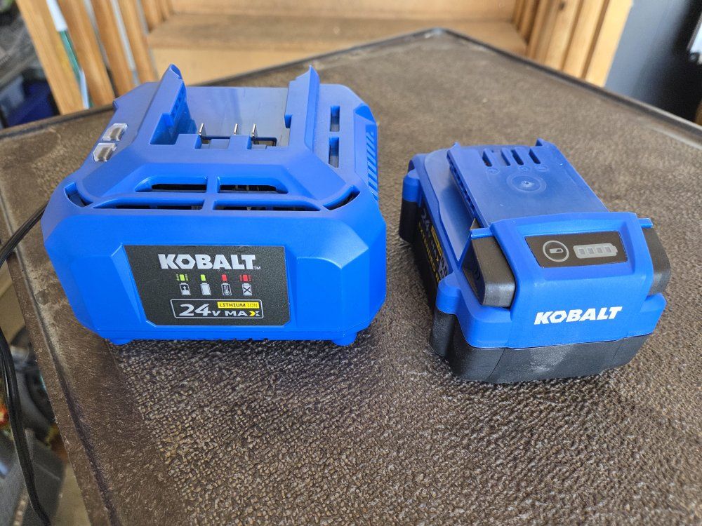 Kobalt 24v max battery and charger