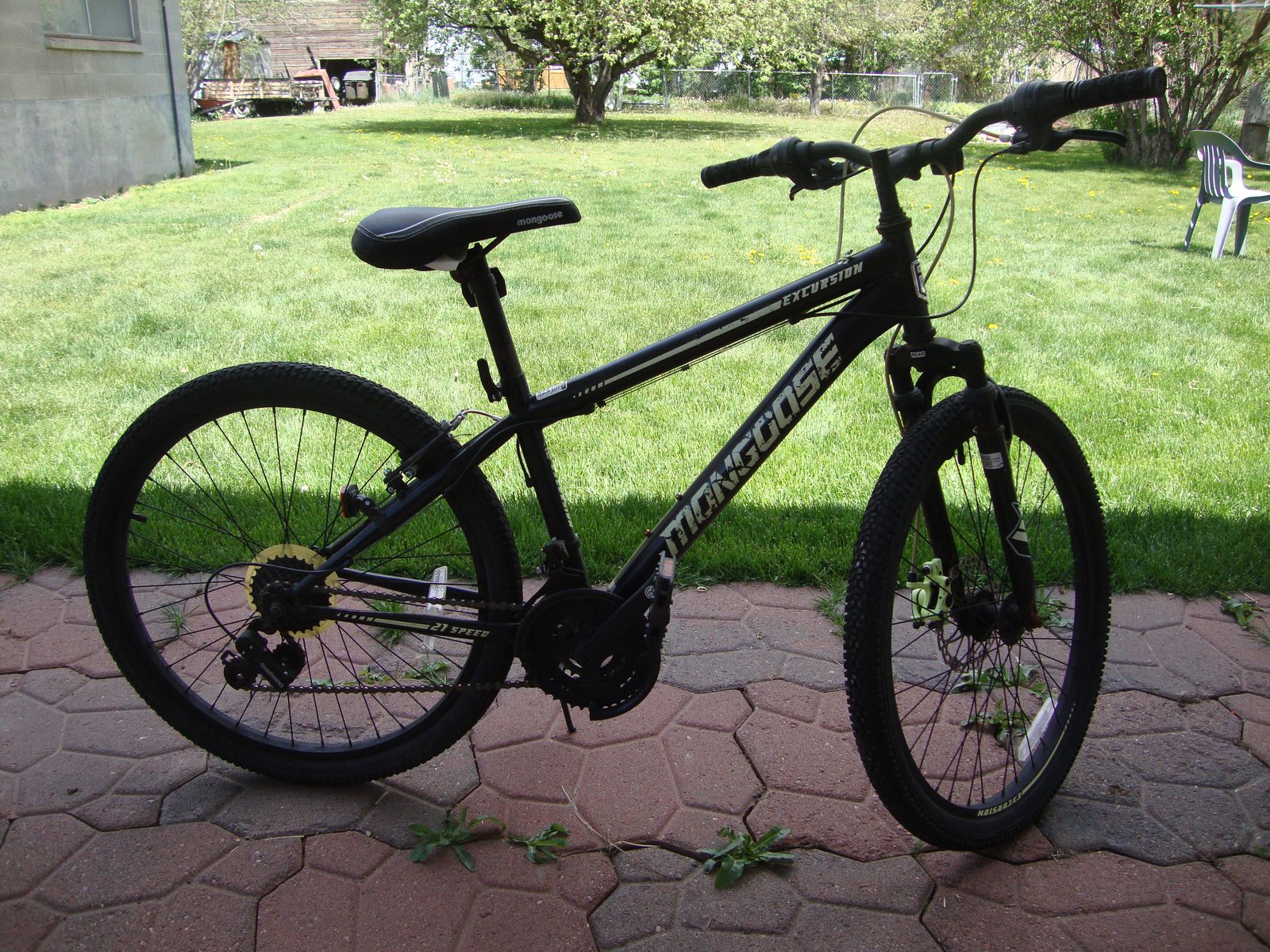 24" Mongoose Excursion Mtn Bike - Good Tires