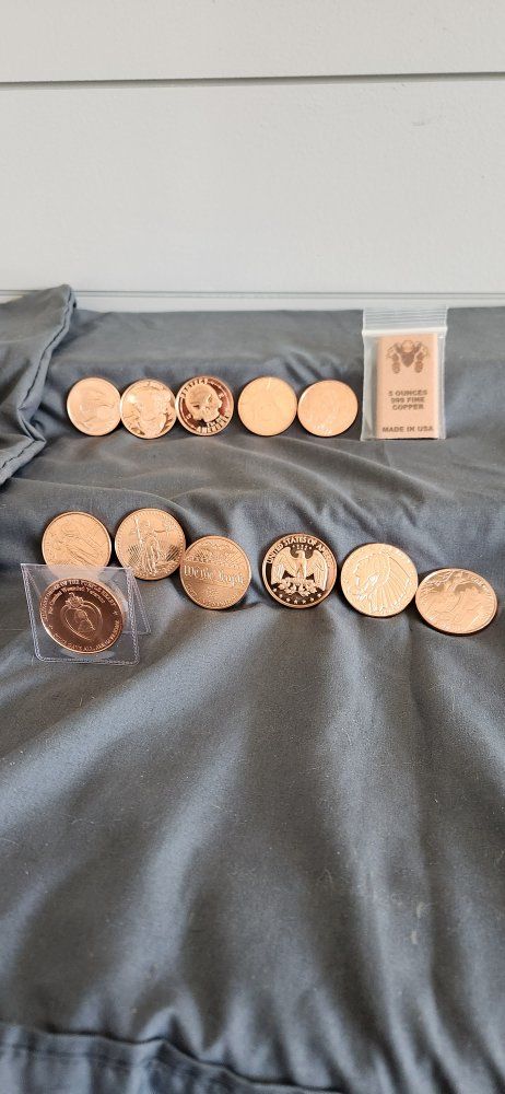 Fine Copper! 1-20oz rounds and bars
