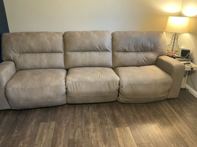 Electric reclining couch.