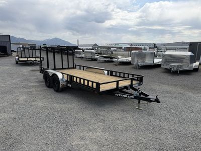 2027 PJ Trailers 7x16 83 Tandem Axle Channel (UL)"
