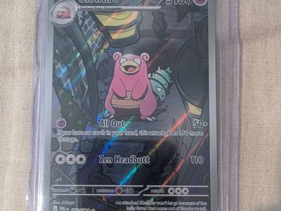 Pokemon Slowbro Pitch Black - Illustration Rare Holo Full Art 090/084