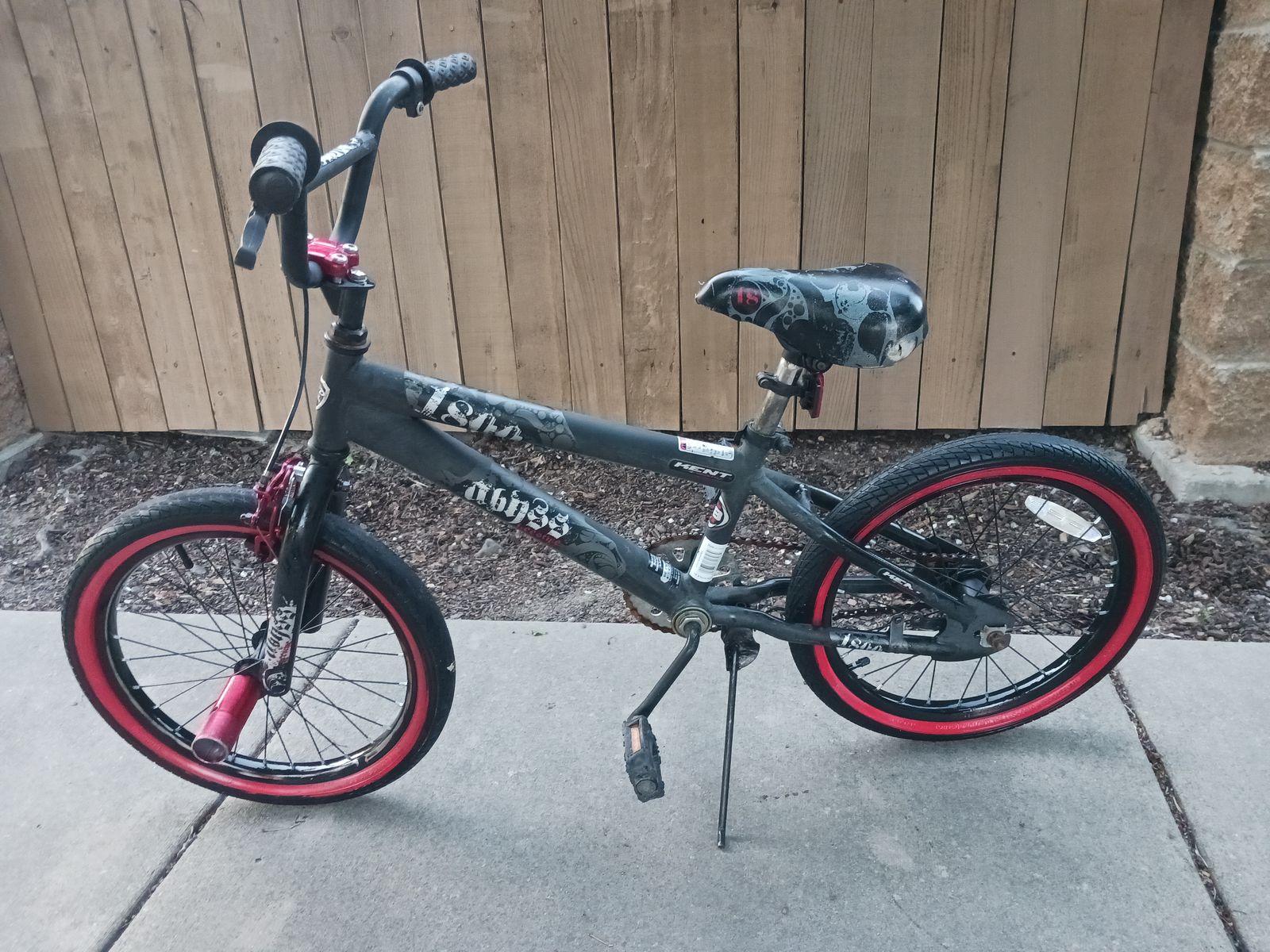 KENT 1800 ABYSS 18" BMX FREESTYLE BIKE, BICYCLE