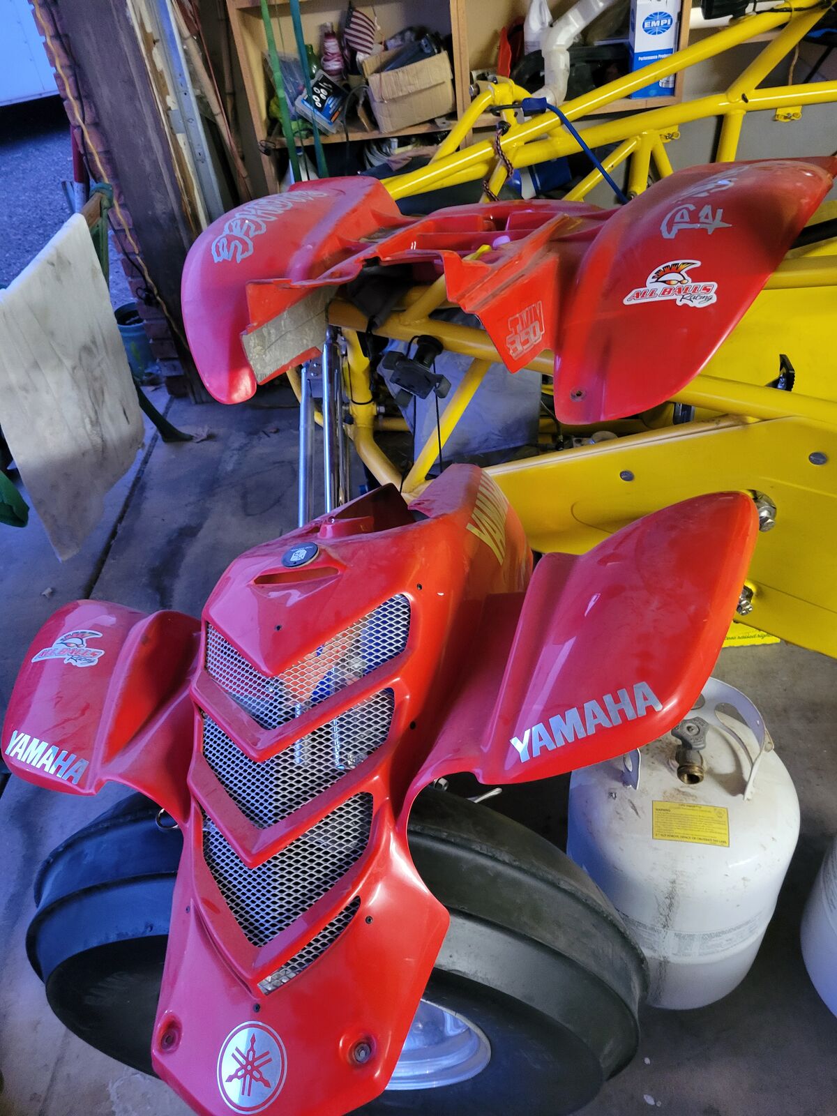 Raptor plastic for banshee