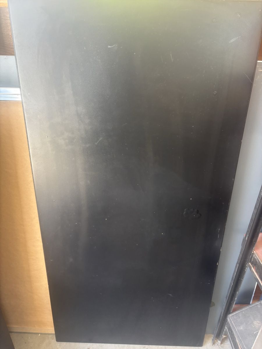 Black Laminate Desktop Slab - Ikea Lagkapten
