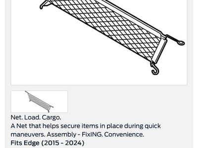 Ford Edge Cargo Net (2015-2024) - Brand new