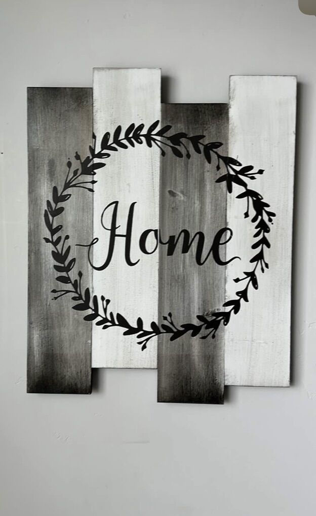 Home Wooden Sign
