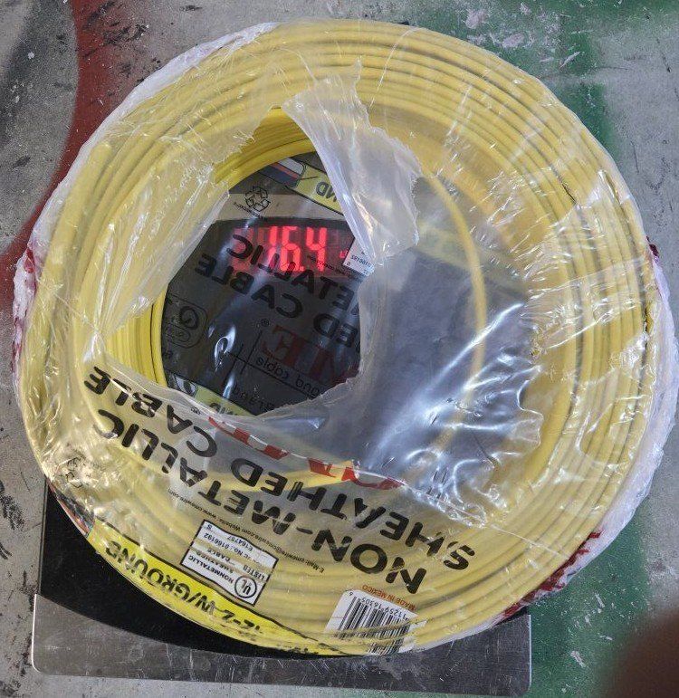 185ft of 12/2 romex new still in roll