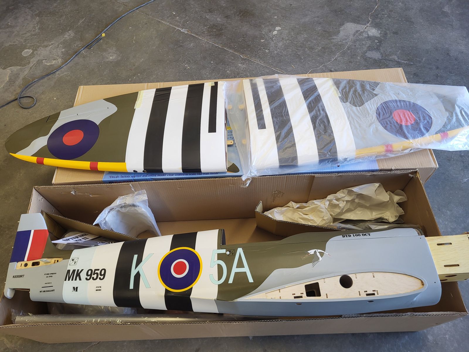 Seagull 80" spitfire NIB ARF