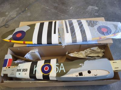 Seagull 80" spitfire NIB ARF