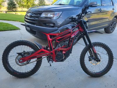 STNG Talaria DB4000DY Electric Dirt Bike - Red/Black, Off-Road Ready, Excellent Condition