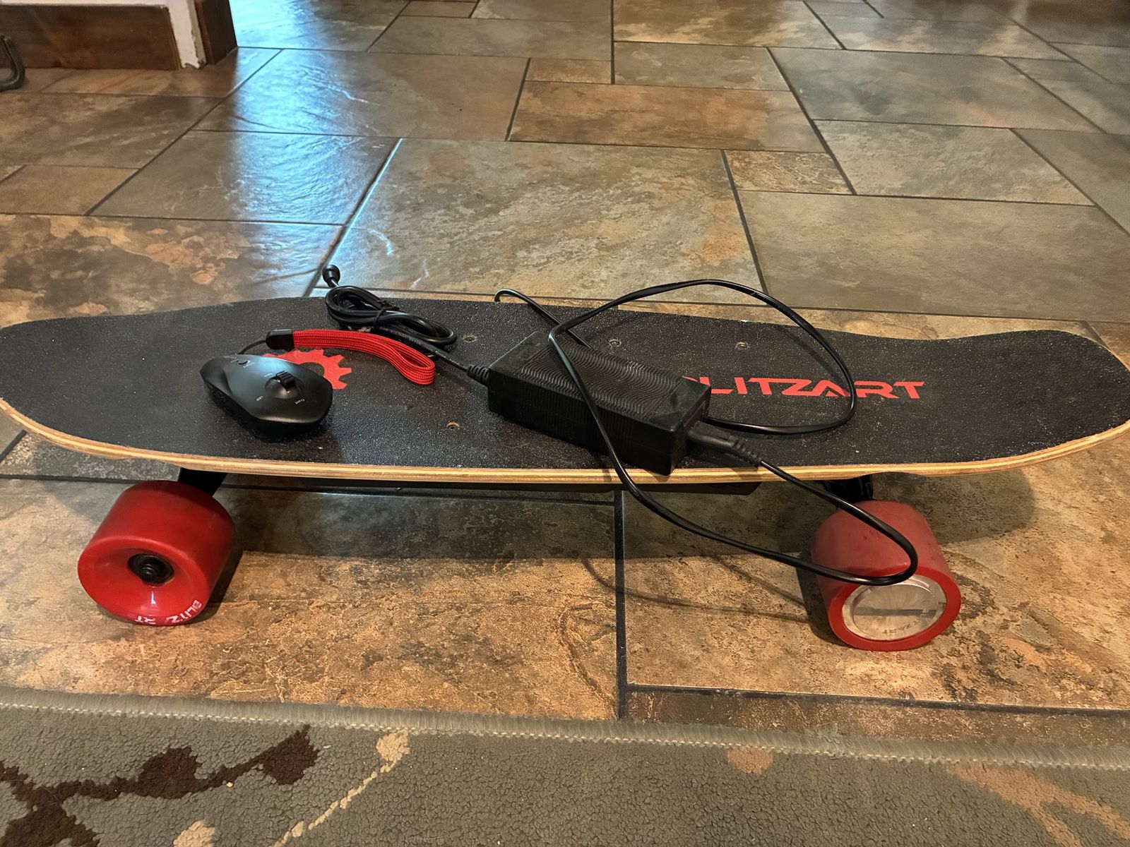 Skateboard with remote