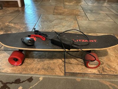 Skateboard with remote
