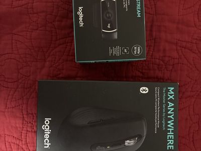 Logitech MX Anywhere 3S & Logitech 1080p Webcam