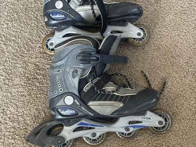 Air Flex Inline Skates Roller Blades Grey Black ST Comfort System. Men’s 8