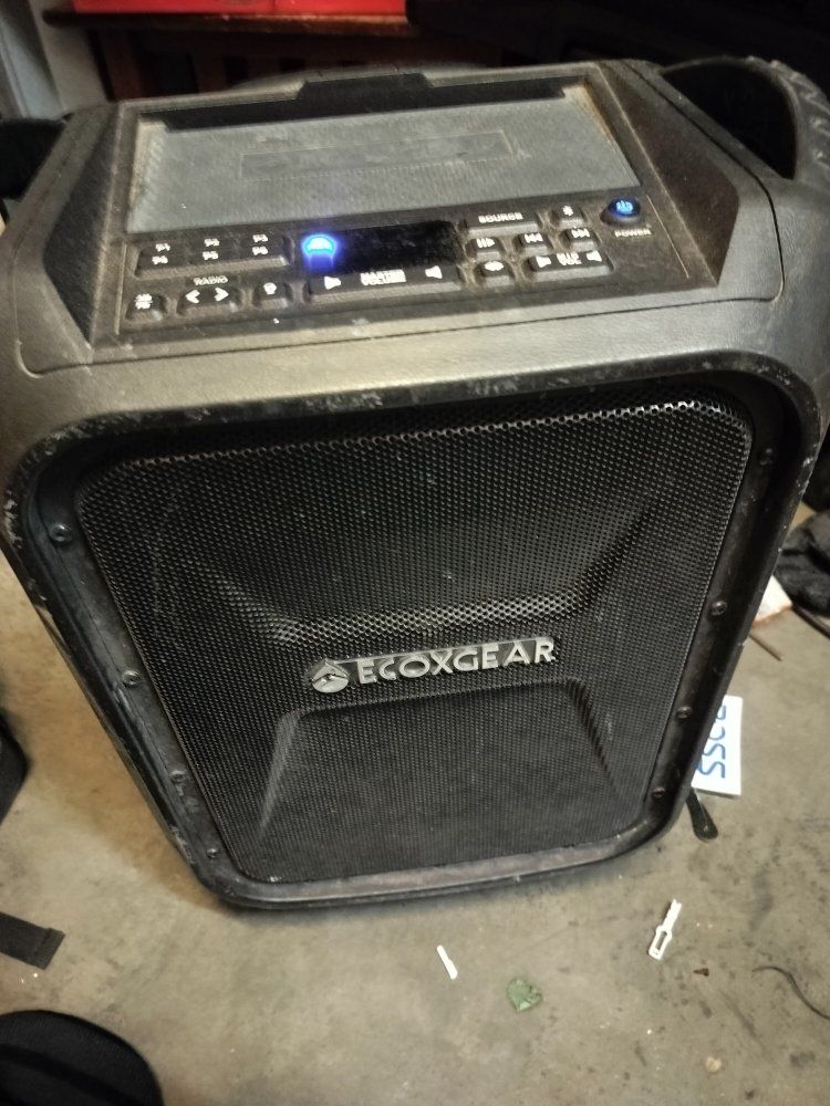 ECOXGEAR Bluetooth Speaker on Wheels – Loud Outdoor Party Speaker