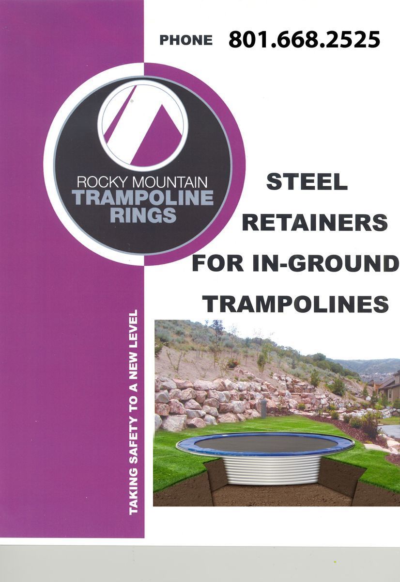 In Ground Trampoline Retaining Walls