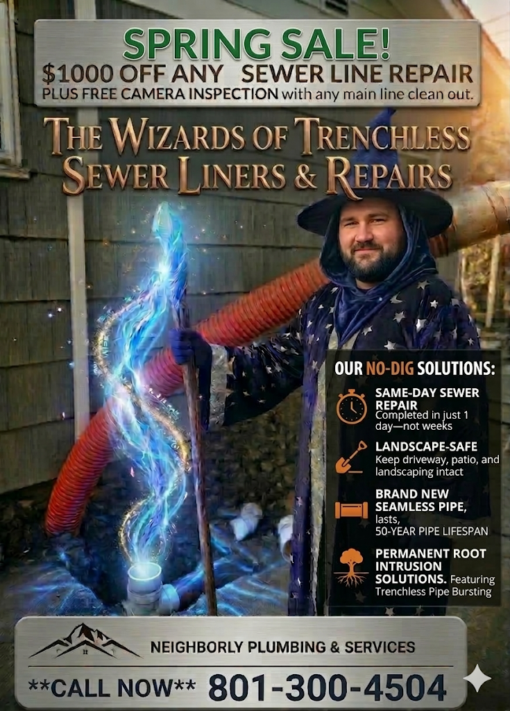 The "No-Dig" Sewer Special ($1000 OFF Promo)