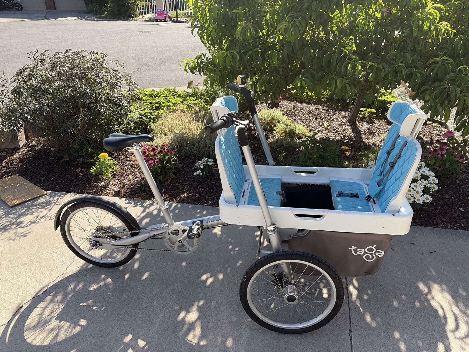 Taga 2.0 cargo and kid hauler bike