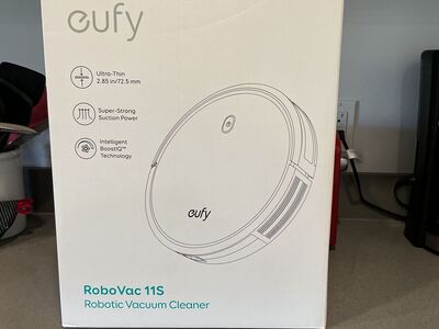 eufy BoostIQ RoboVac 11S (Slim) Hard Floors to Medium-Pile Carpets