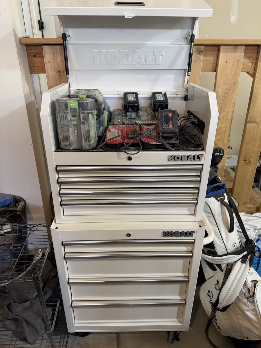 Kobalt Tool Chest & Rolling Cabinet Combo - Like New
