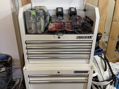 Kobalt Tool Chest & Rolling Cabinet Combo - Like New