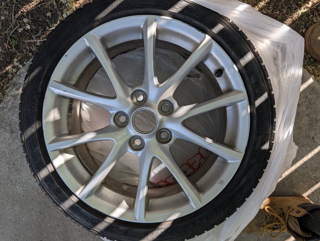 OEM 17" Mazda Miata Grand Touring Wheels with Tires (4x)
