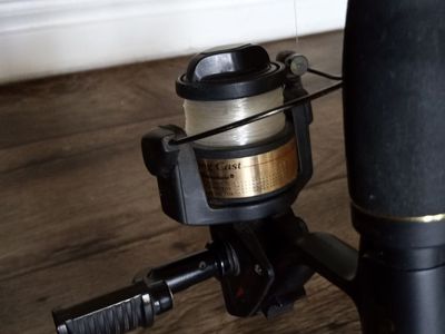 Shakespeare Long Cast Spinning Reel and Fishing Rod Combo