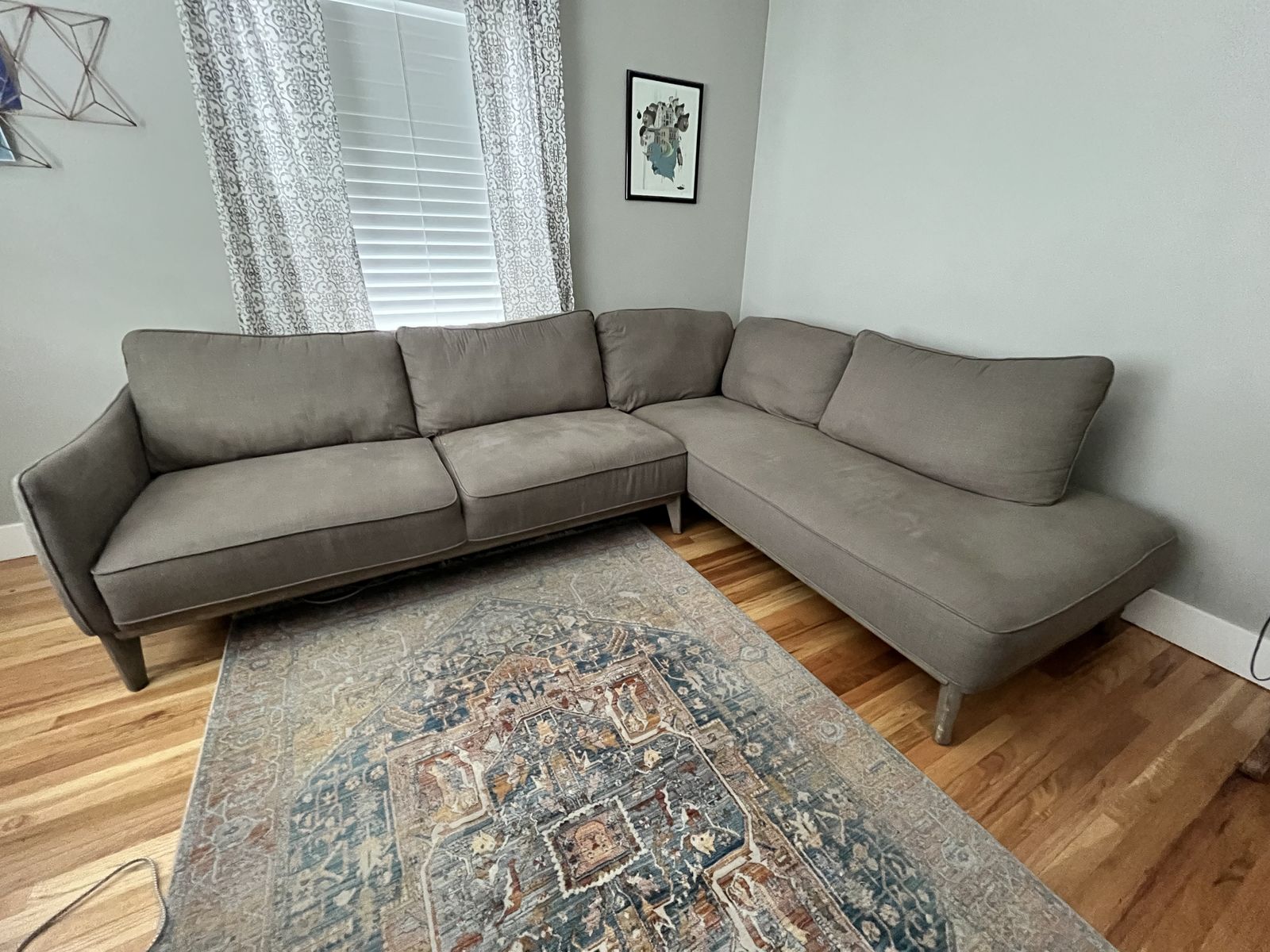 RC Willey Chaise Sofa Couch Lounge FREE for pick up