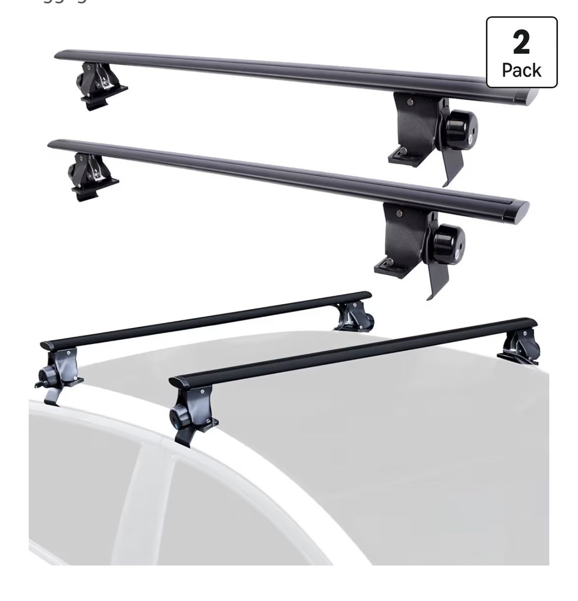SYDSZ Universal Heavy Duty Roof Rack Cross Bars - 300lb Capacity