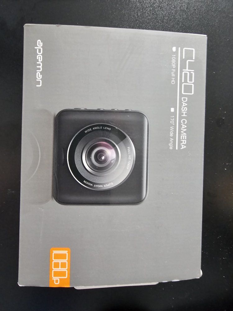 APEMAN C420 1080P Full HD Dash Camera with 170° Wide Angle Lens & Motion Detection