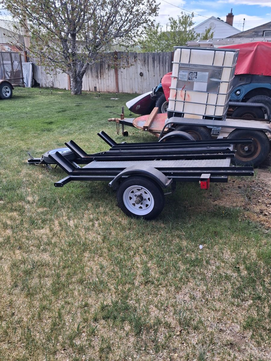 Motorcycle Trailer 3 Rail