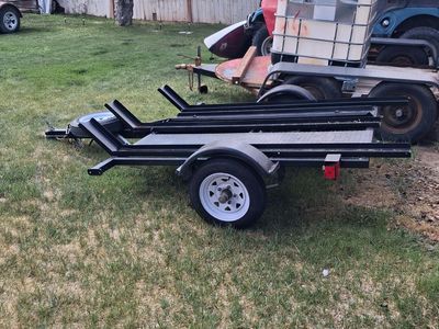 Motorcycle Trailer 3 Rail