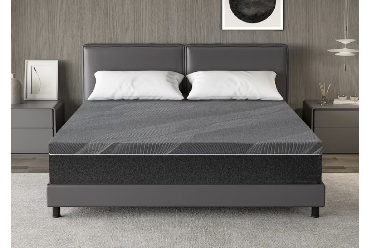 New in Box Queen Mattress, 10 inch Gel Memory Foam Mattress for Pressure Relief, Medium