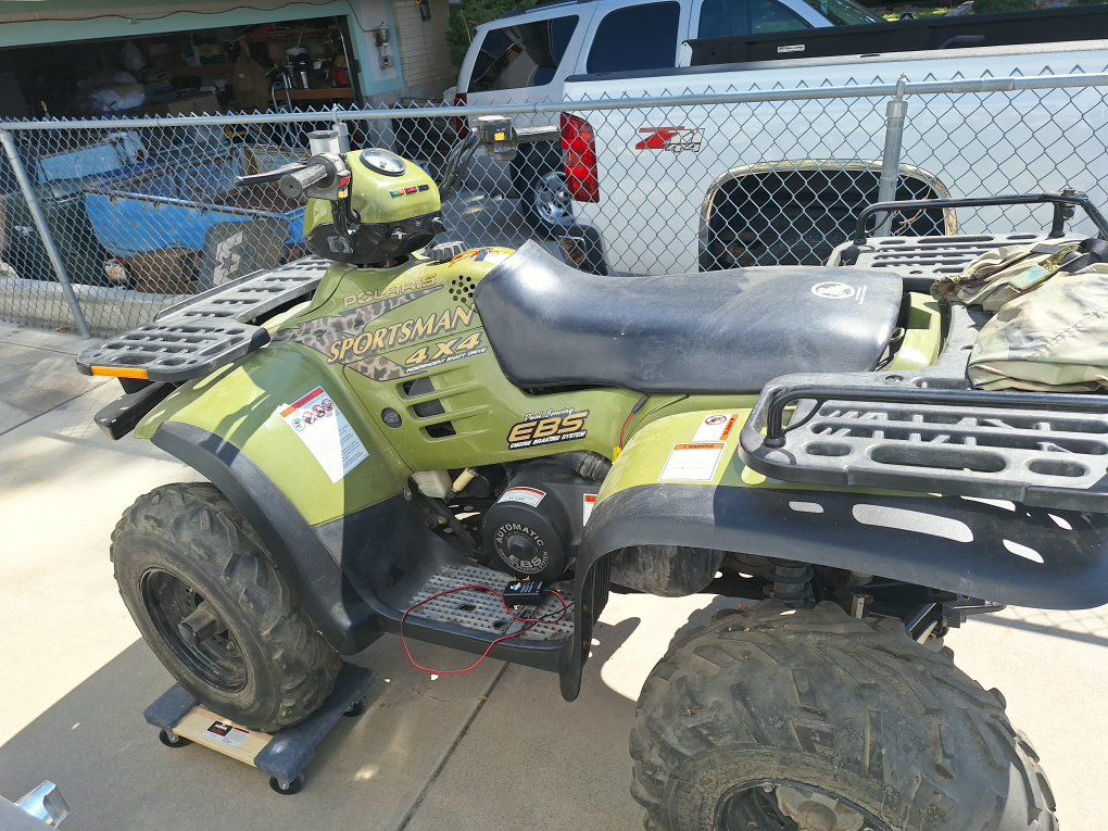 Polaris Sportsman 4x4 ATV - Olive Green, Good Condition