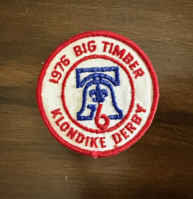 Vintage 1976 Big Timber Klondike Derby Boy Scout Patch