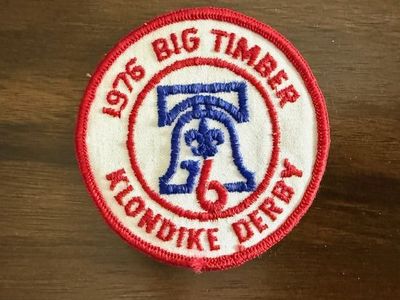 Vintage 1976 Big Timber Klondike Derby Boy Scout Patch