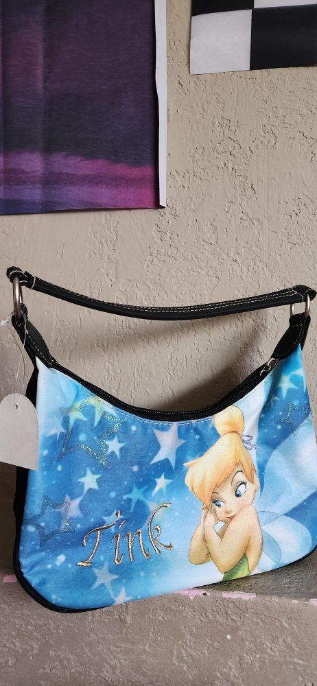 Disney Tinkerbell Blue Star Shoulder Bag - New with Tags, Pixie Dust Design