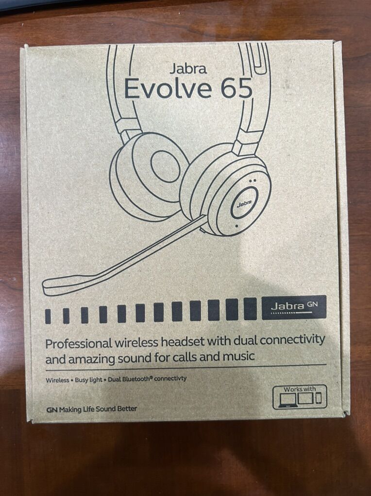 Jabra Evolve 65 Bluetooth Wireless Headset