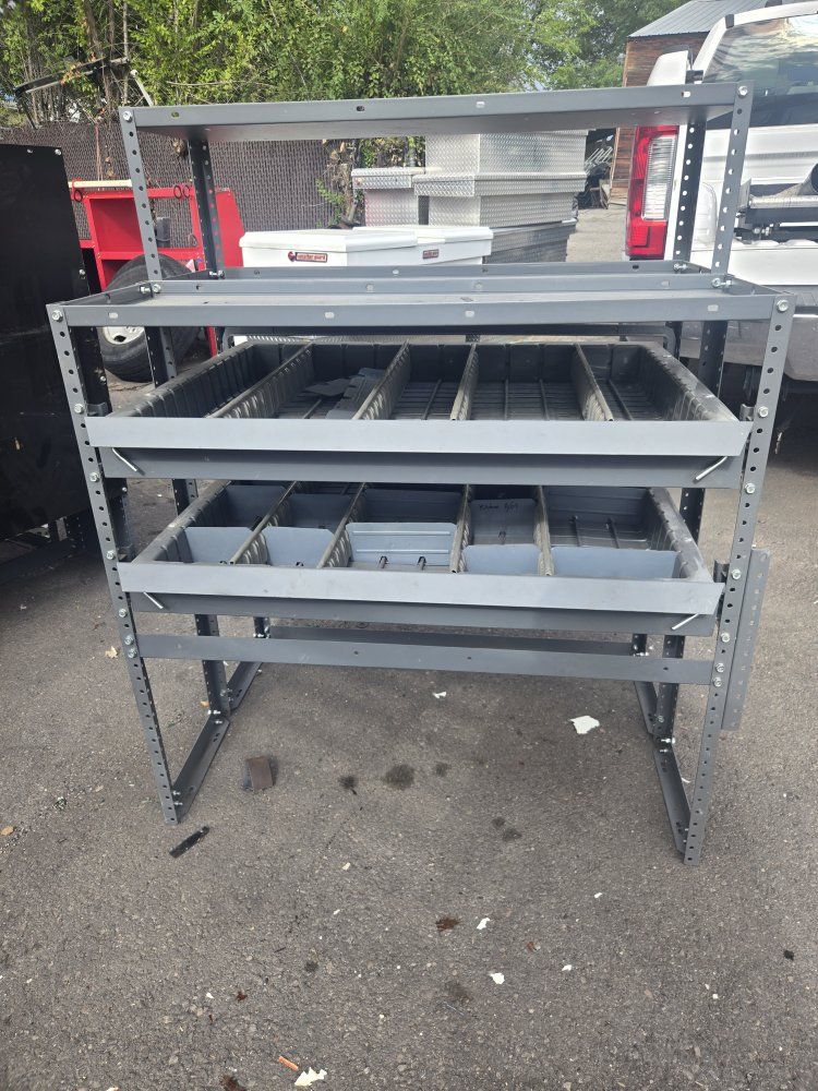 Heavy Duty Steel Van Shelving Units - Multiple Configurations Available