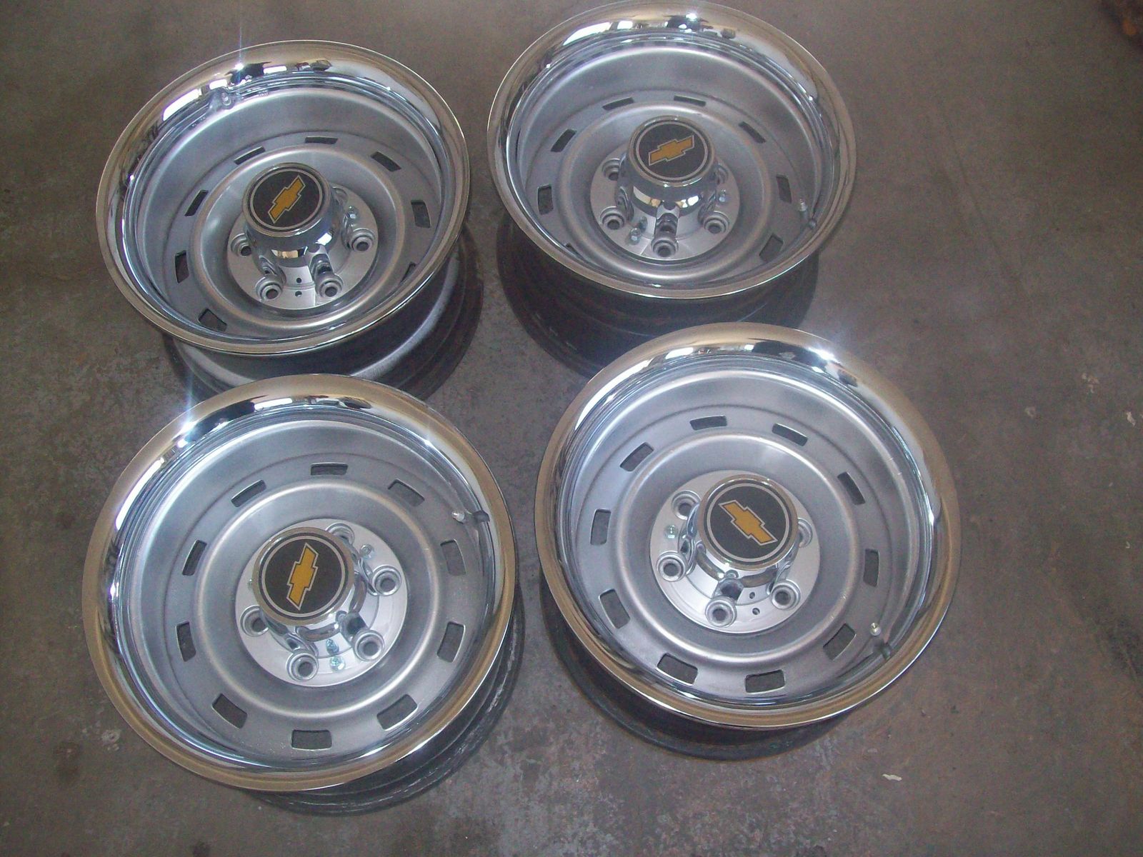 15X8 Chevy Rally Wheels